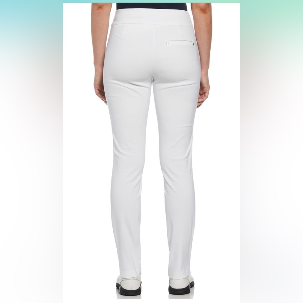 PGA TOUR Women's Pull-on Golf Pant with Tummy Control - Picture 4 of 5